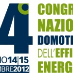 Congresso Nazionale Efficienza Energetica di Domotecnica a Torino il 14 e 15 Settembre