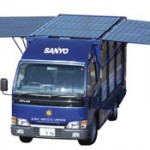 Camion a panneli solari fotovoltaici presentato da Sanyo