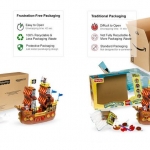 Amazon: 200.000 imballaggi green per la vendita di prodotti