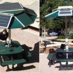 Solar Power Dok, il tavolo da pic-nic con pannelli fotovoltaici